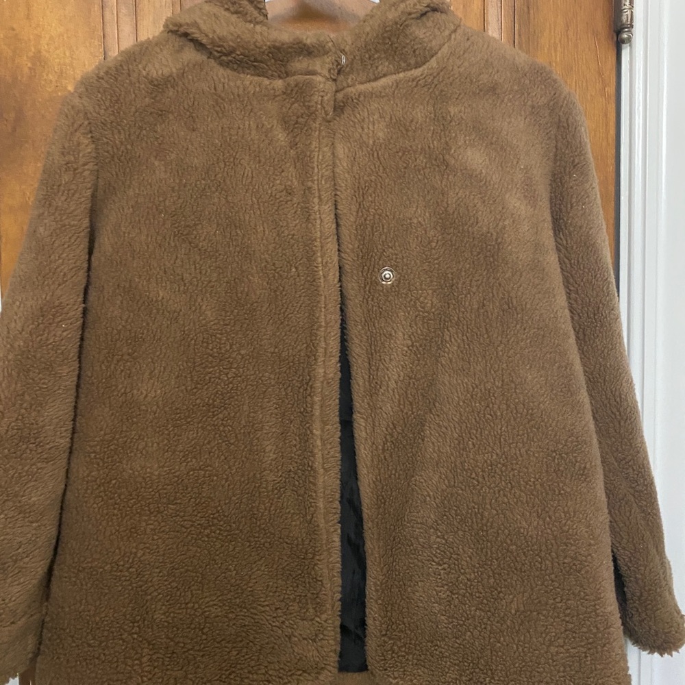 Zara kids faux fur coat